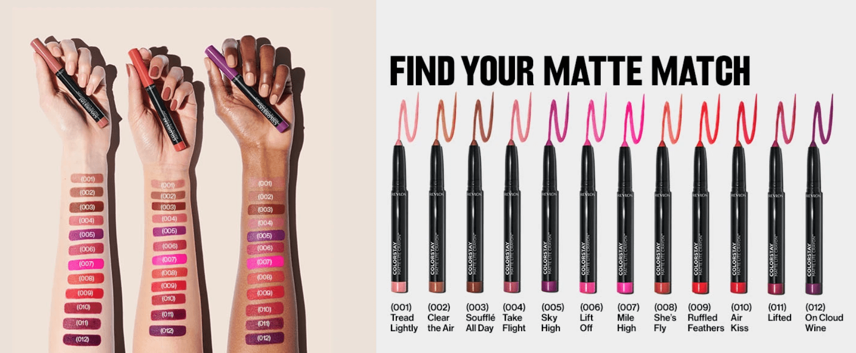 Revlon ColorStay Matte Lite Crayon - She's Fly 008