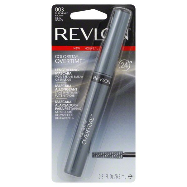 REVLON ColorStay Overtime  24 hrs Lengthening Mascara, 003 Blackened Brown
