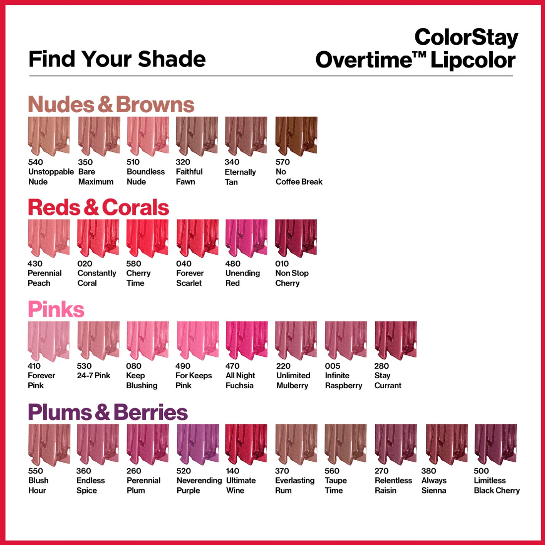 Revlon ColorStay Overtime Lip Color, Unstoppable Nude (540)