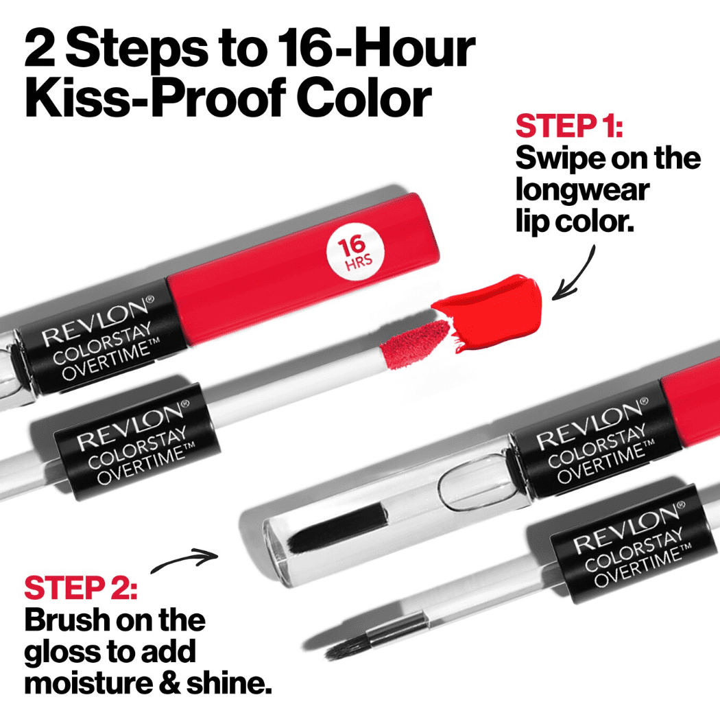 Revlon ColorStay Overtime Lipcolor, Unending Red (480)