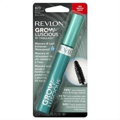 Revlon Grow Luscious Mascara & Lash Enhancer, Waterproof, 823 Blackened Brown