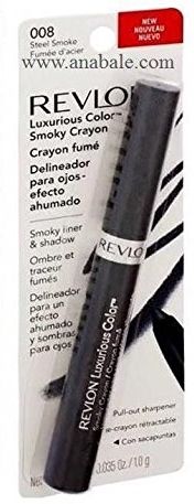 Revlon Luxurious Color Smoky Crayon, Steel Smoke 008