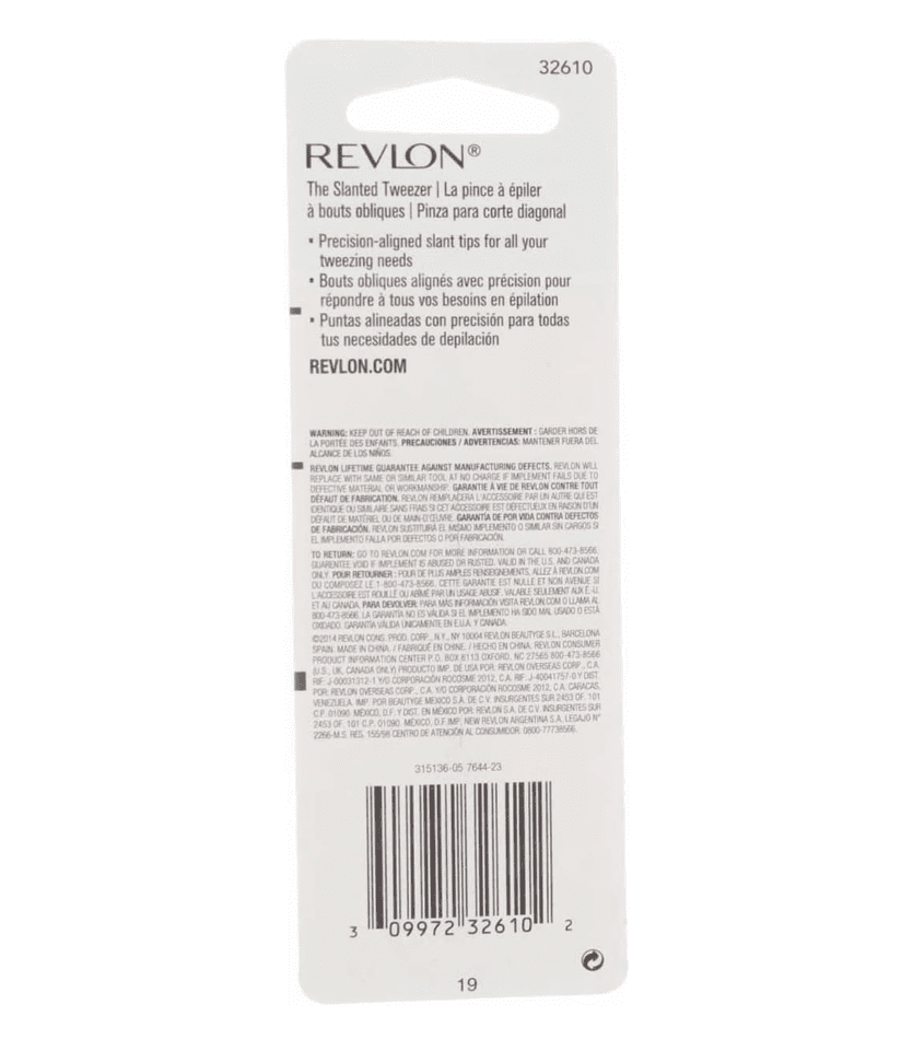 Revlon Stainless Steel Accurate Tweezing [32610]