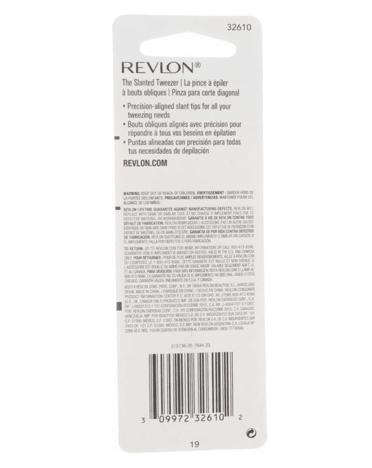 Revlon Stainless Steel Accurate Tweezing (32610)