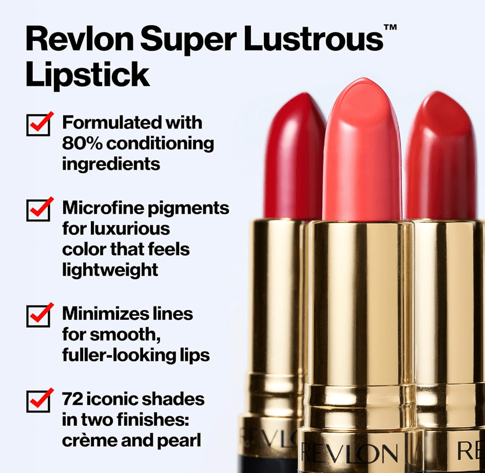Revlon Super Lustrous Lipstick, Creamy, Extra Spicy 761