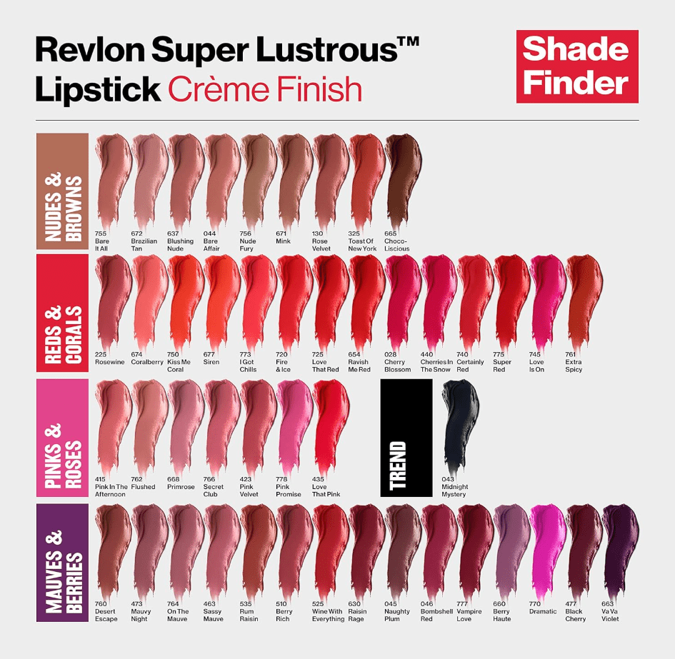 Revlon Super Lustrous Lipstick, Creamy, Extra Spicy 761