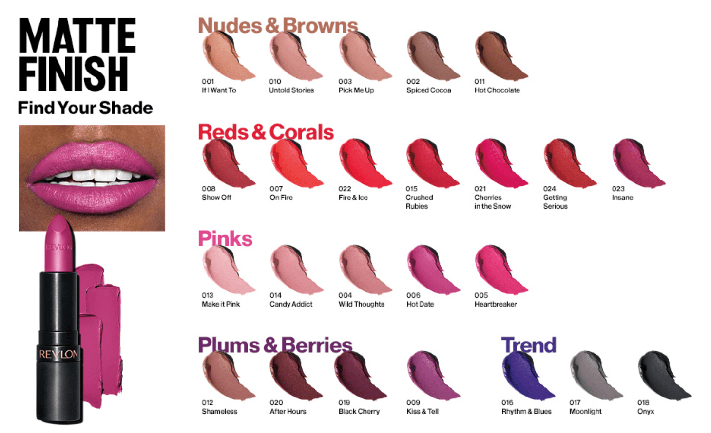 REVLON Super Lustrous The Luscious Mattes Lipstick, in Coral, On Fire (007)