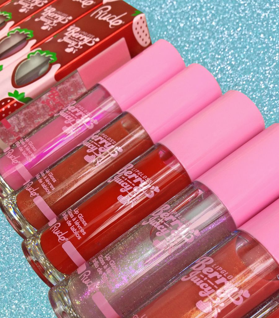 Rude Cosmetics Berry Juicy Lip Gloss Set - Lipgloss