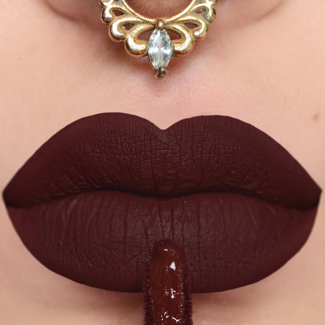 Sam Marcel Cosmetics Colette Liquid Lipstick - Dark Brown