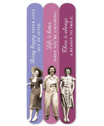 Shannon Martin Design Being Happy Emery Boards (Set of 3)