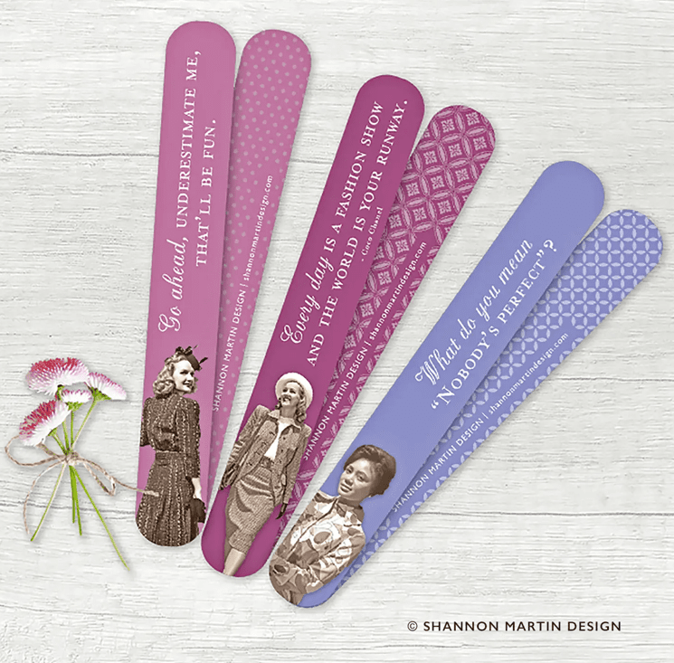 Shannon Martin Design, Underestimate Me Emery Board (Set of 3)