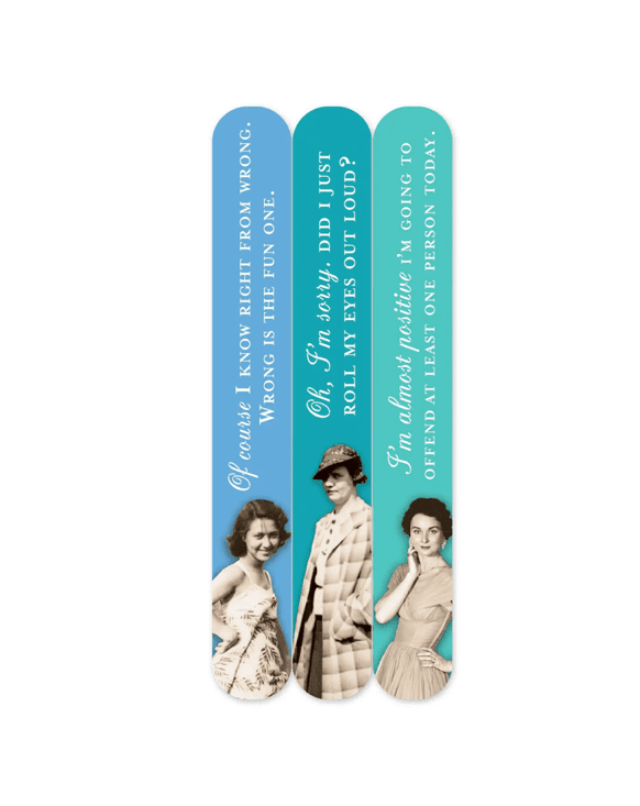 Shannon Martin Design, Wrong Is Fun One Emery Boards (Set of 3)