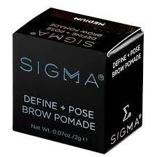 Sigma Beauty Define Pose Brow Pomade, Medium Brow