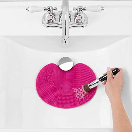SIgma Beauty Express Brush Cleaning Mat, Pink