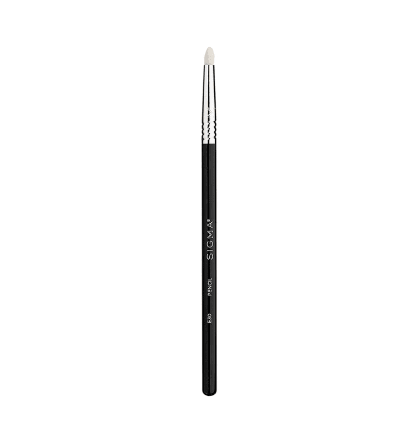 Sigma Beauty Pencil Brush - Black/Chrome (E30)