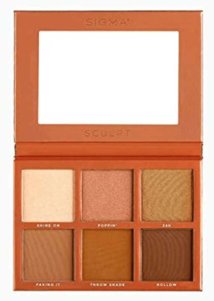 Sigma Beauty Sculpt Highlight Palette 6 Colors
