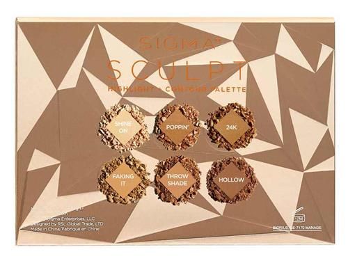 Sigma Beauty Sculpt Highlight Palette 6 Colors