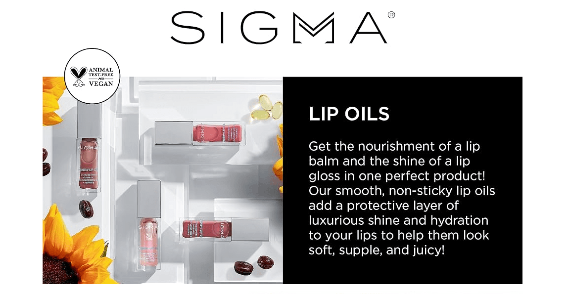 Sigma Beauty Tint Renew Lip Oil, All Heart