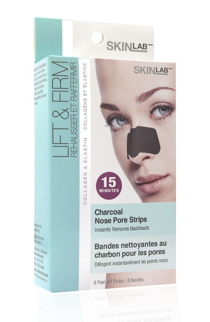 SKINLAB Charcoal Nose Pore Strips (6 Strips)