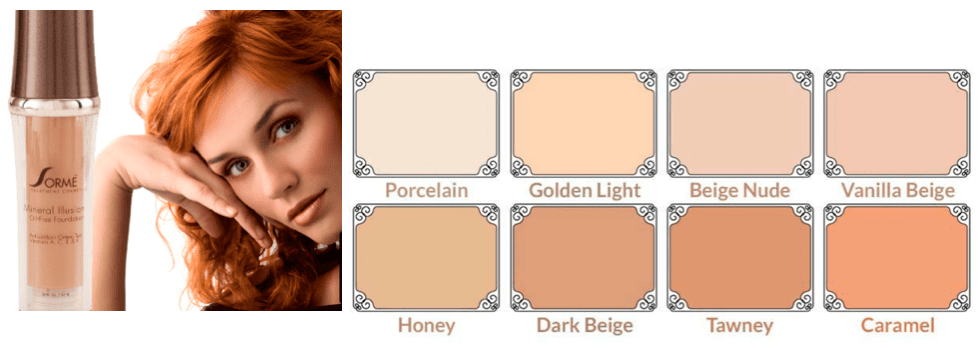 Sorme Cosmetics Mineral Illusion Foundation - Honey 714