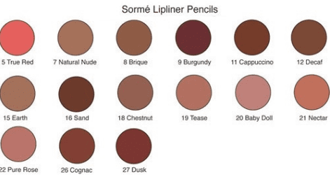 Sorme Cosmetics Smearproof Lipliner, Dusk (27)