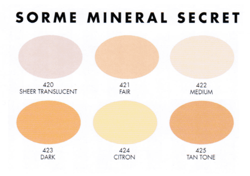 Sorme Mineral Secrets Loose Finishing Powder, Fair 421