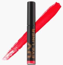 Stargazer Cosmetics Neon Eye Liquid Eyeliner, Red