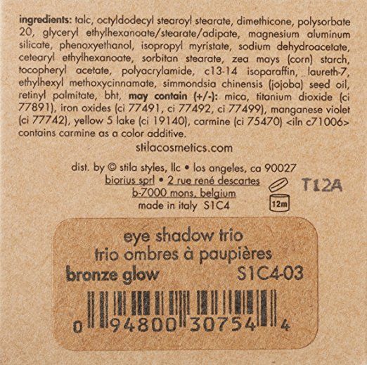  STILA COSMETICS Eye Shadow Trio - Bronze Glow