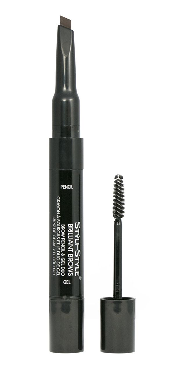 Styli-Style Brilliant Brows - Brow Pencil & Gel Duo - Dark Brown