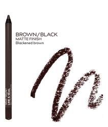 Styli-Style Line & Seal 24 Eyeliner Pencil, Black/Brown 123