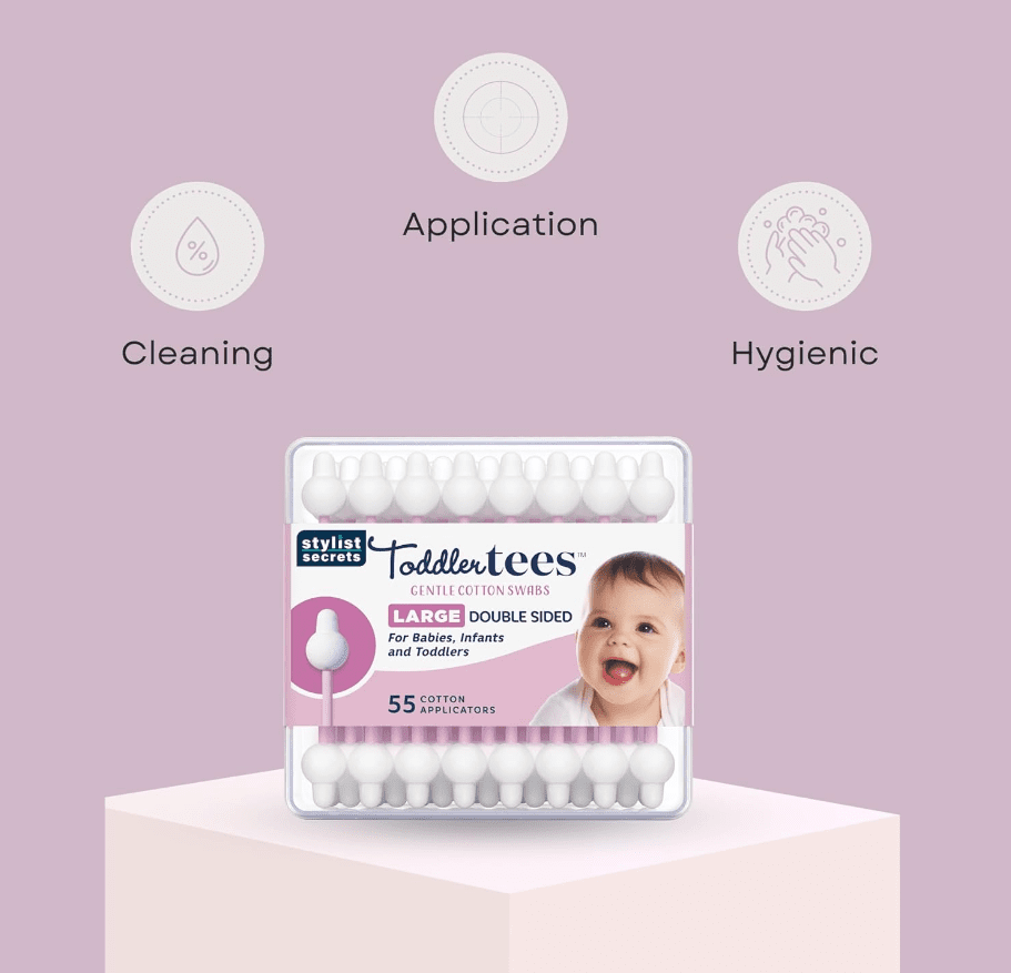 Stylist Secrets Baby Tees Large, 55 Cotton Applicators