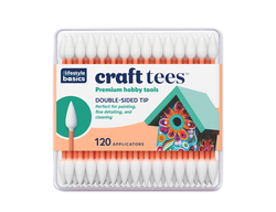 Stylist Secrets Craft Tees,120 Cotton Applicators