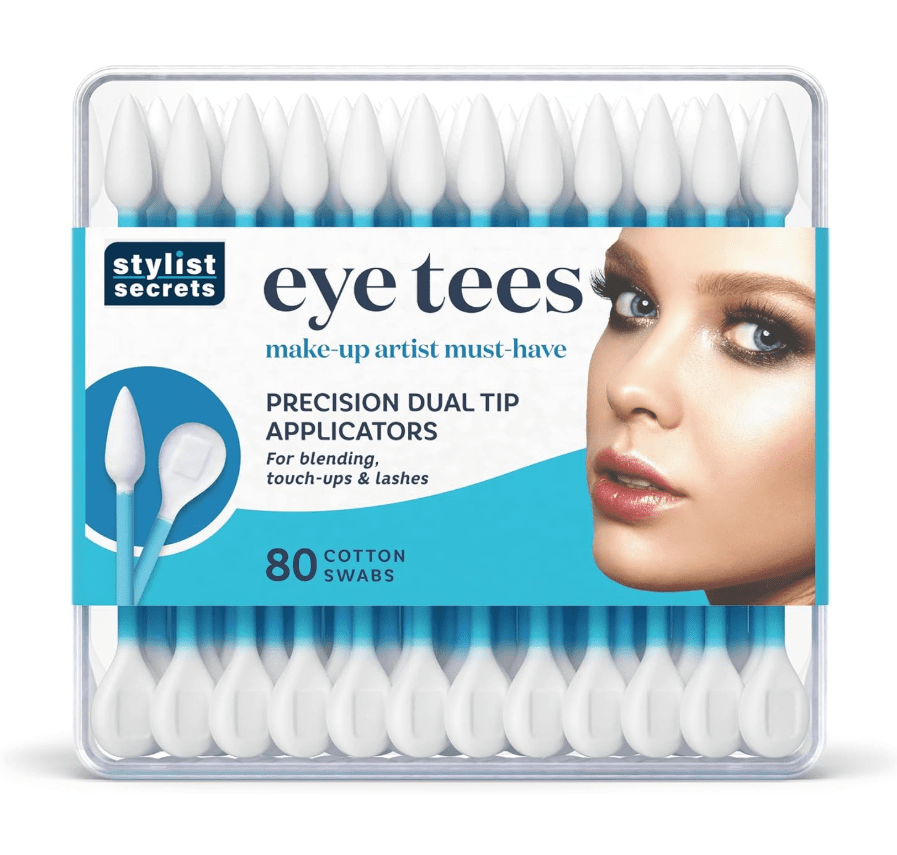 Stylist Secrets Eye Tees Cotton Swabs tips 80 Count [09106-000]