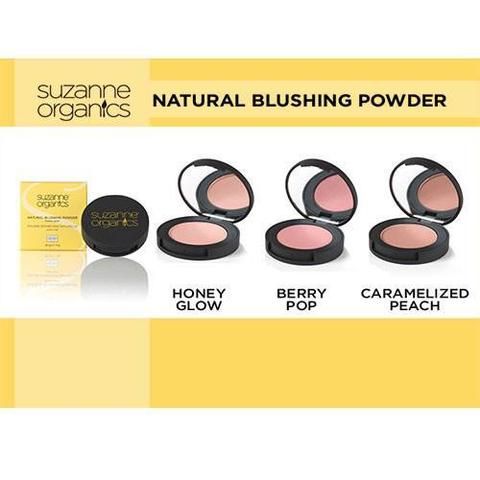 SUZANNE SOMERS Natural Blushing Powder, Caramelized Peach SUZANNE SOMERS Natural Blushing Powder, Caramelized Peach
