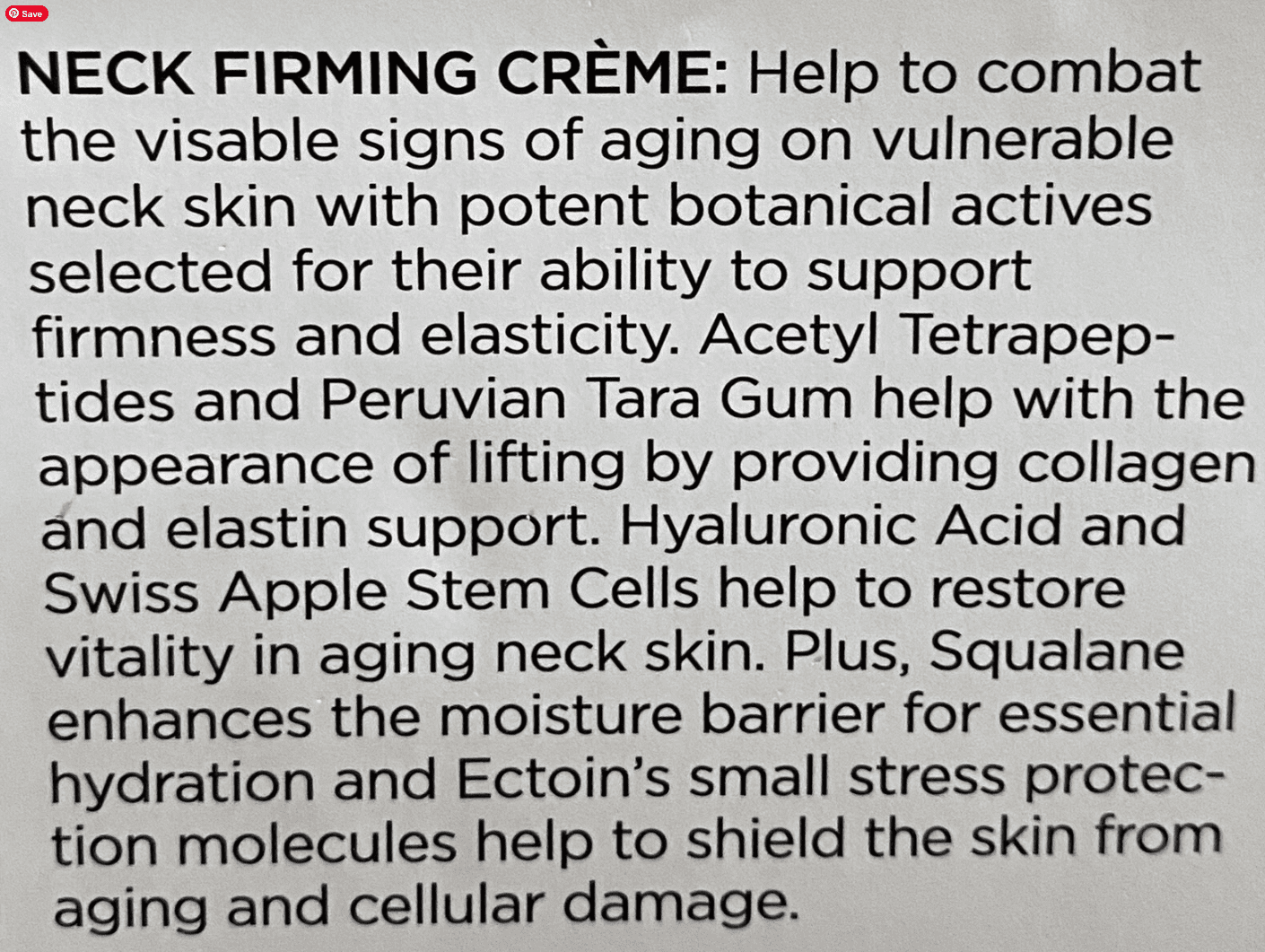 Suzanne Somers Neck Firming Creme