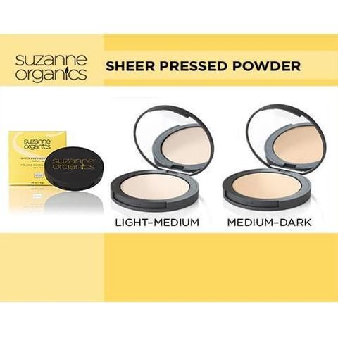 SUZANNE SOMERS Sheer Pressed Powder (Medium/Dark) 