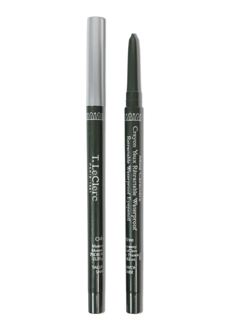 T-Leclerc Cosmetics Mine Caract�re Waterproof Retractable Eye Pencil, Olive (04)