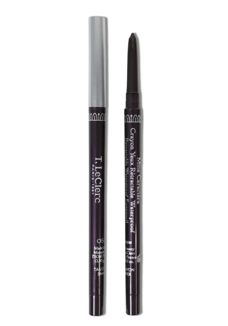 T-Leclerc Cosmetics Mine Caract�re Waterproof Retractable Eye Pencil, Prune (05)