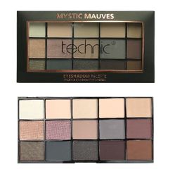 Technic 15 Colours Eyeshadow Palette - Mystic Mauves