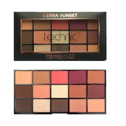 Technic 15 Colours Eyeshadow Palette - Sierra Sunset