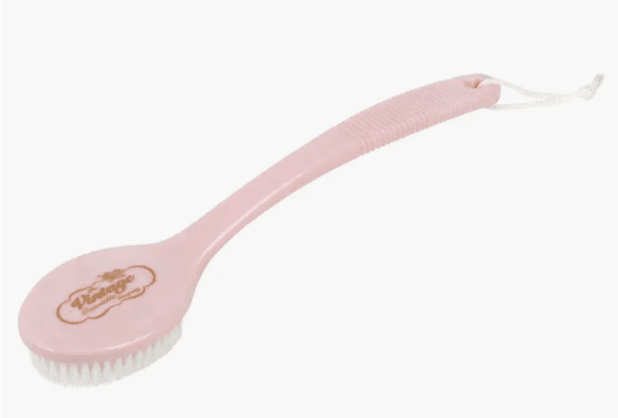 The Vintage Cosmetic Company Bath and Body Back Scrubber / Brush Pink