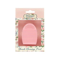The Vintage Cosmetic Company Brush Cleaning Tool Pink