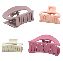 The Vintage Cosmetic Company Claw Clips in Natural Tones (4 Piece)