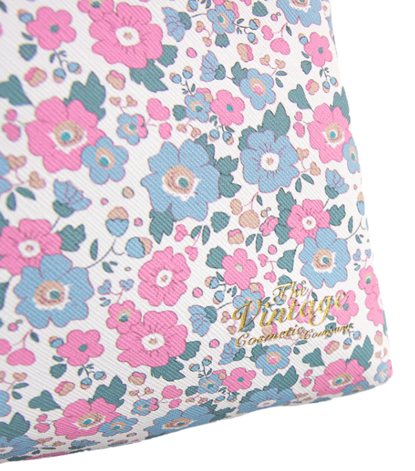 The Vintage Cosmetic Company Ditsy Floral Cosmetic / Make-up Bag