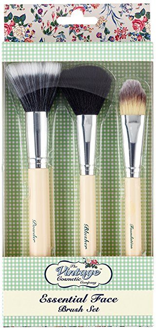 The Vintage Cosmetic Company Essential Face Brush Set 