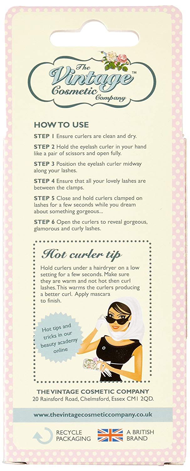 The Vintage Cosmetic Company Eyelash Curlers Rose Gold