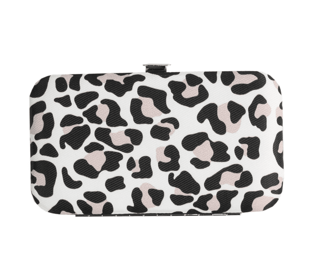 The Vintage Cosmetic Company Leopard Print Manicure Purse