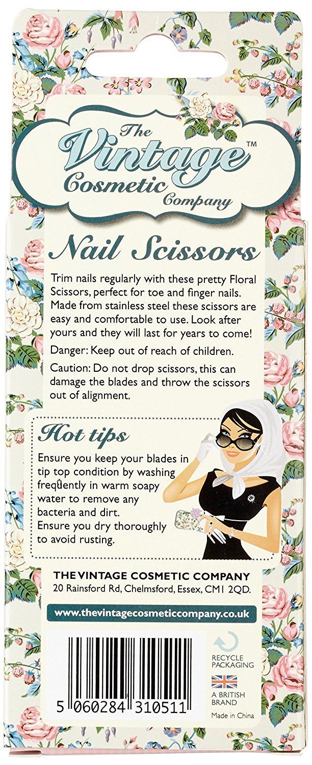 The Vintage Cosmetic Company Scissors - Floral