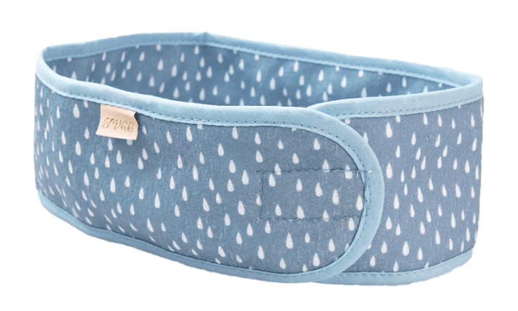 The Vintage Cosmetic Company Towelling Makeup / Spa Headband Raindrops