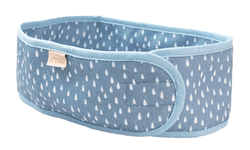 The Vintage Cosmetic Company Towelling Makeup / Spa Headband Raindrops